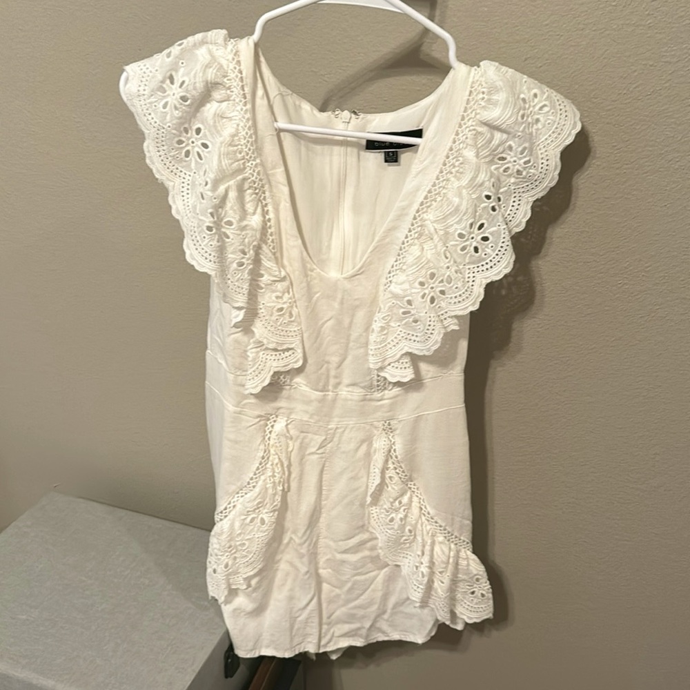 White romper! Size small only worn once!